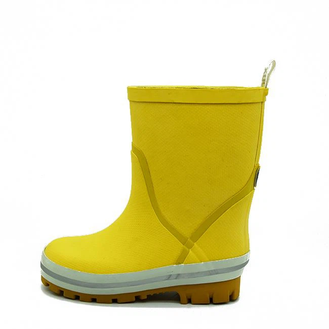 Barn gula regn stövlar